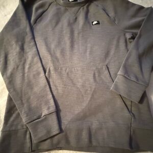 Nike Men's Charcoal Crewneck Sweater